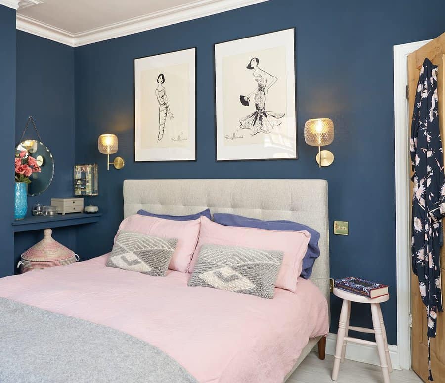 Wall-Blue-Bedroom-Ideas-lisacomforthome