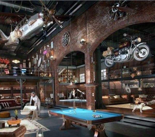 industrial-garage-ultimate-bachelor-pad-with-billards-room