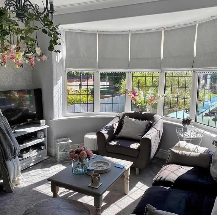 Living Area Bay Window Ideas Justsewsarah