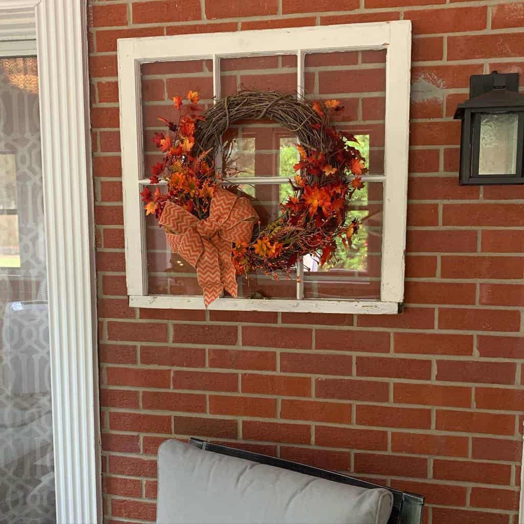 Wreath Old Window Ideas Realestateinthe