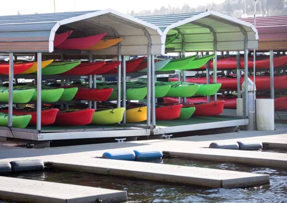 Dock Kayak Storage Ideas