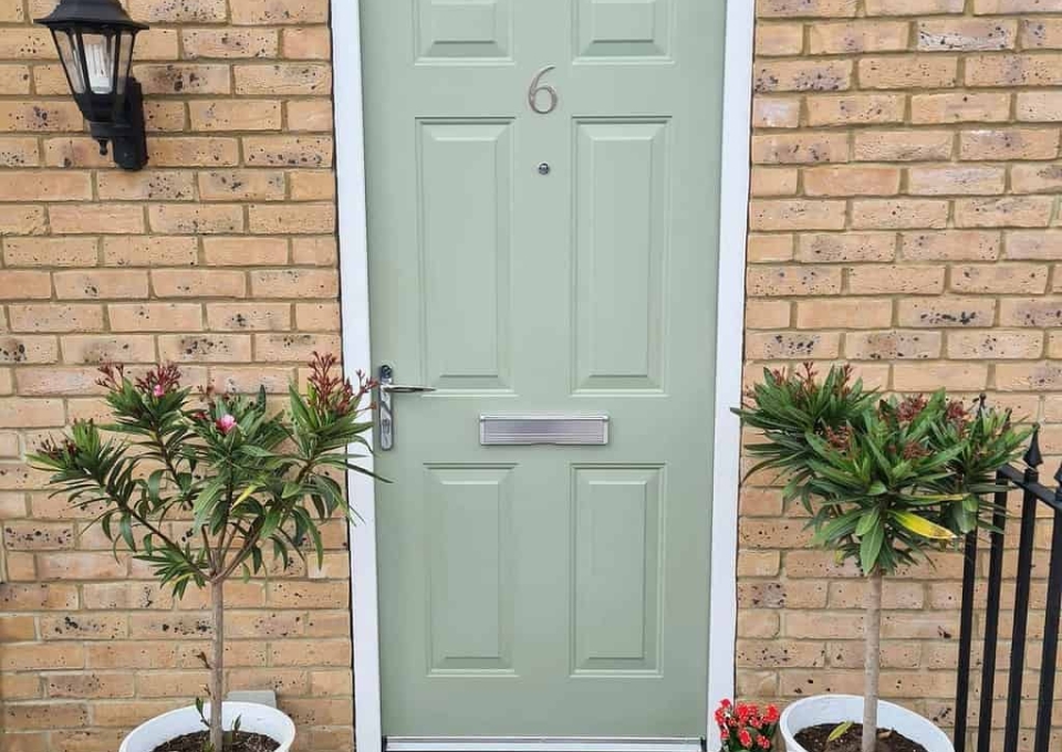 House Front Door Ideas Swans At Number