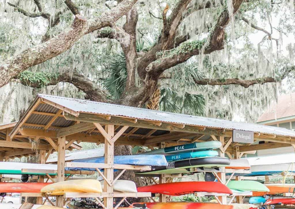 Outdoor Kayak Storage Ideas Lindsaymarie