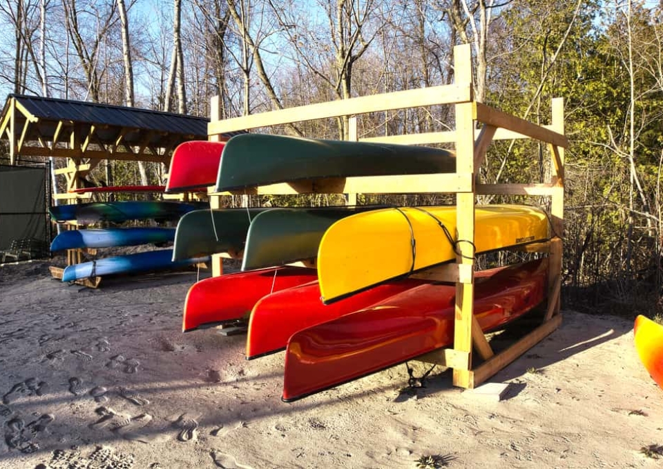 Wood Kayak Storage Ideas