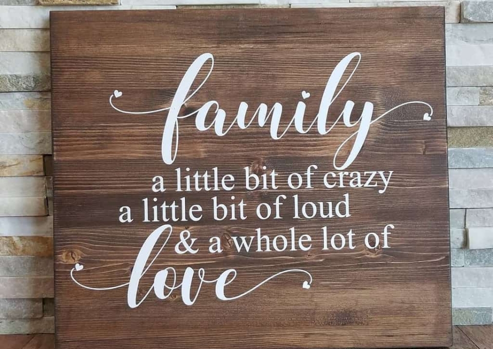 Family Wood Sign Ideas Fivemooredesigns