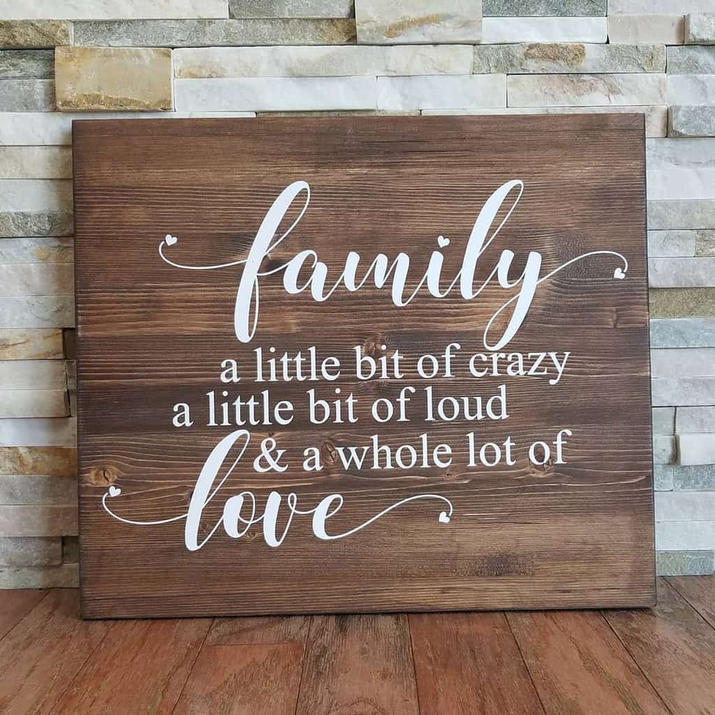 Family Wood Sign Ideas Fivemooredesigns