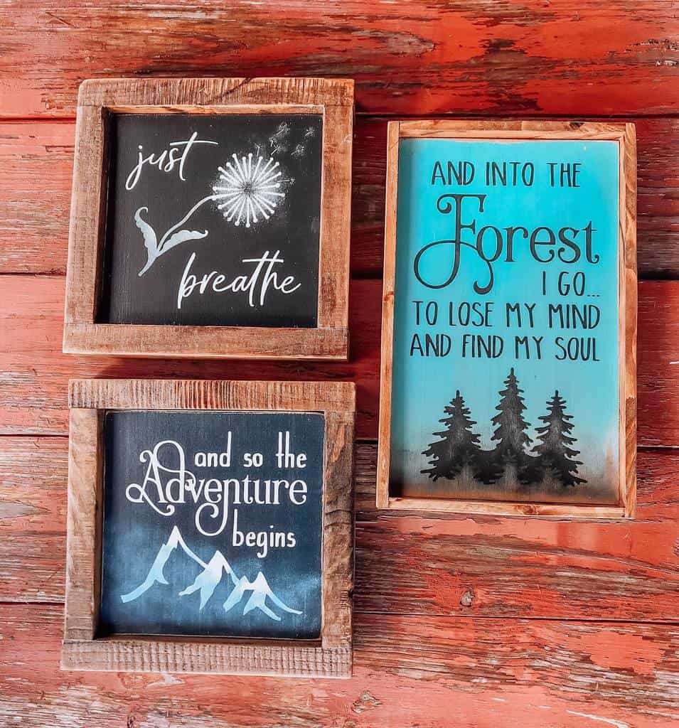 Rustic Wood Sign Ideas Sawdustacres