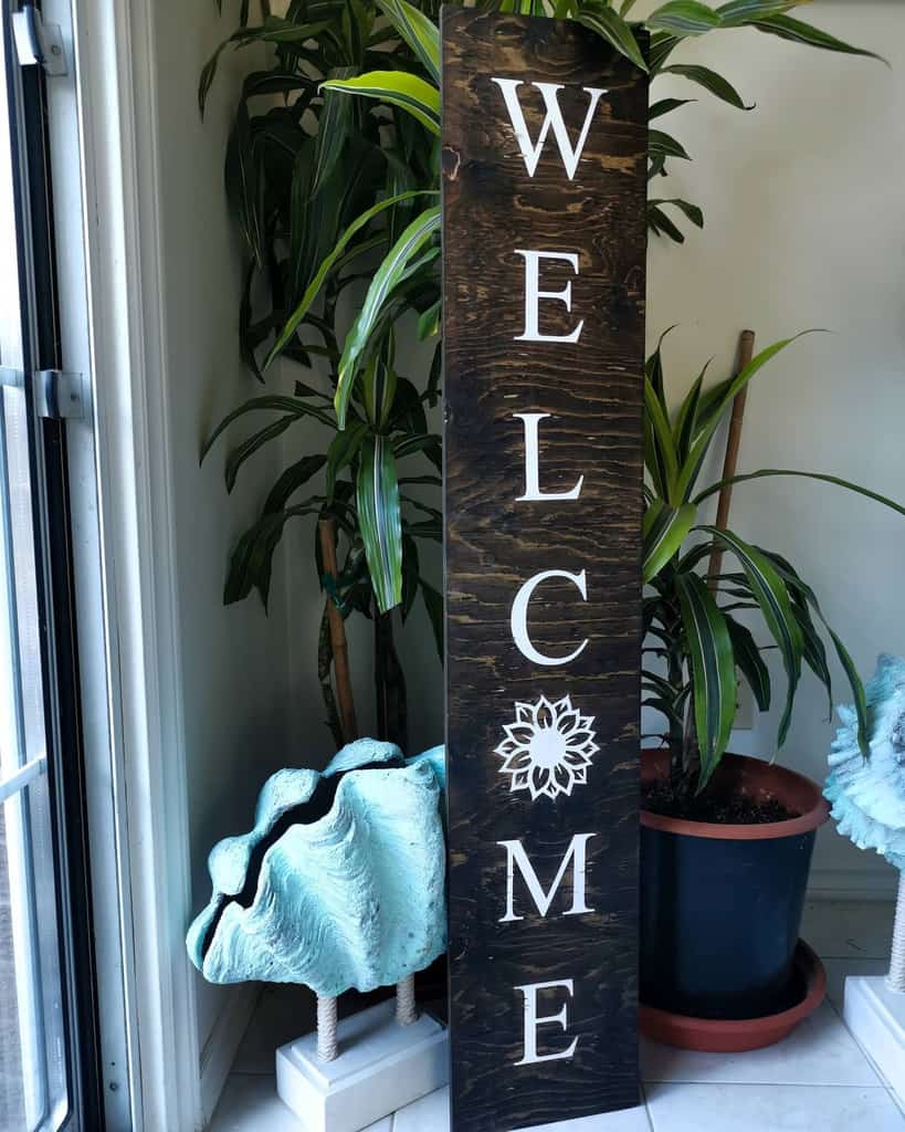 Welcome Wood Sign Ideas Deerlylovedhomecreations