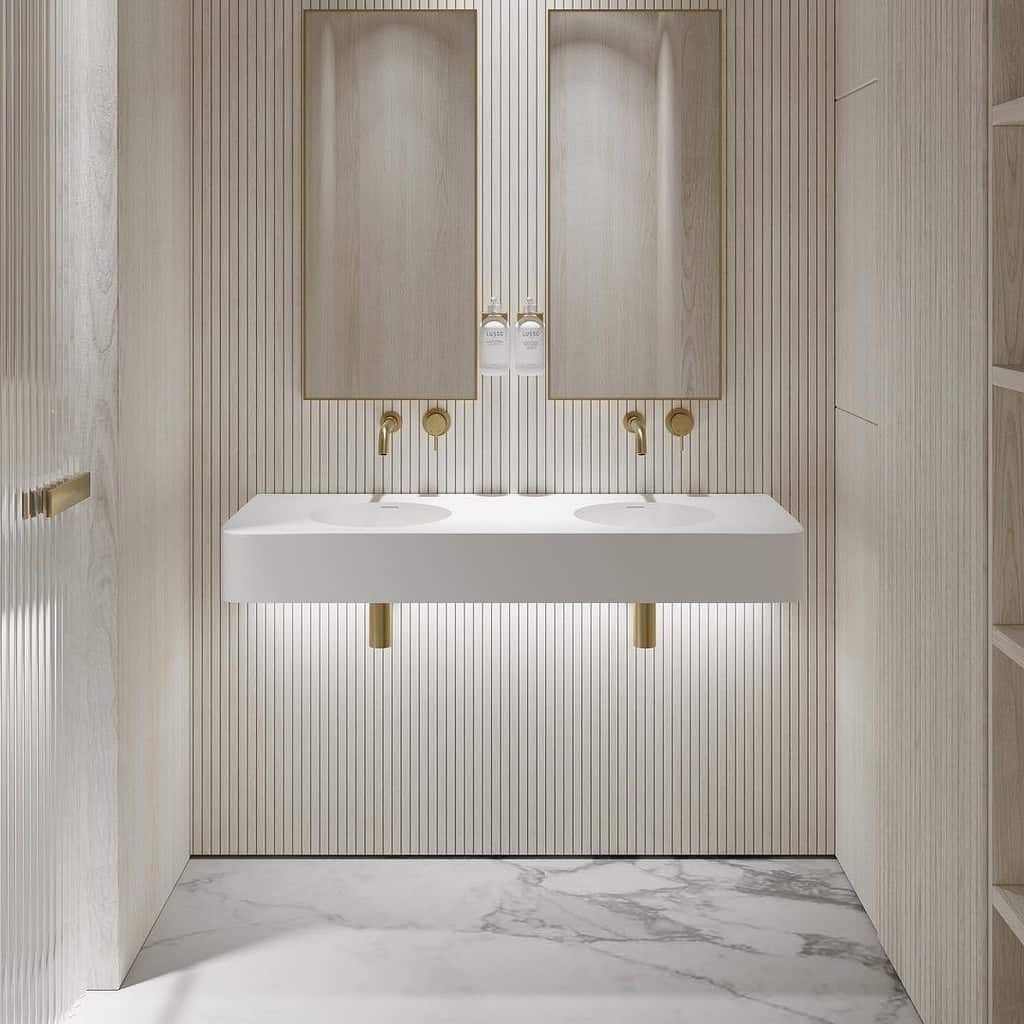 Marble Small Bathroom Flooring Ideas -neil_lusso