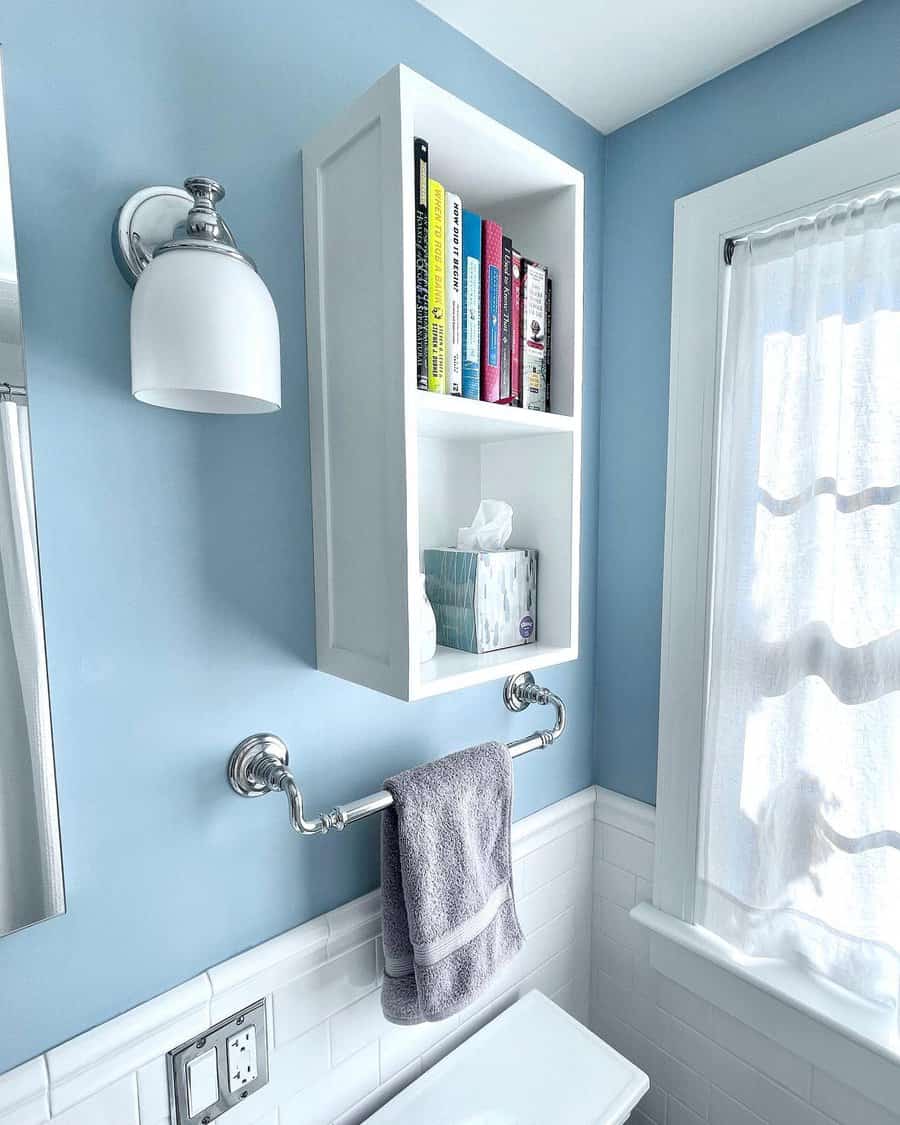 Blue Bathroom Paint Ideas Elisabettabellu