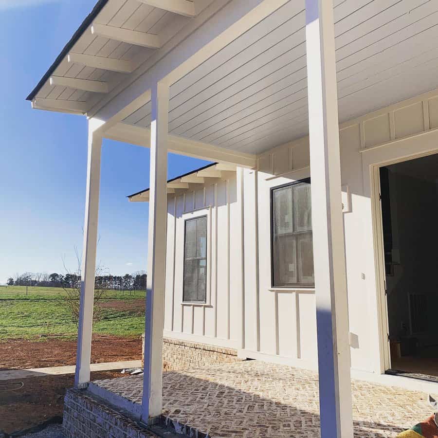 Blue Porch Ceiling Ideas Boernerconstruction