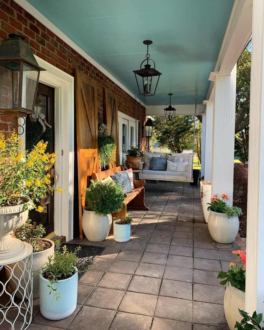 Blue Porch Ceiling Ideas Elizabethwrightrealtor