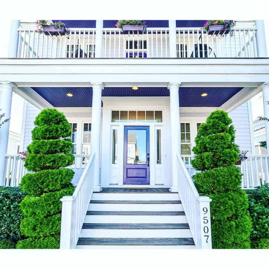 Blue Porch Ceiling Ideas Irenedavisdotcom