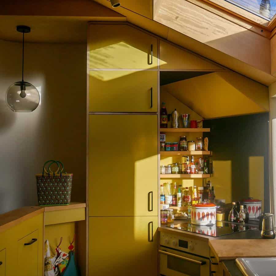 Bold Color Kitchen Cabinet Color Ideas Theprintedpeanut