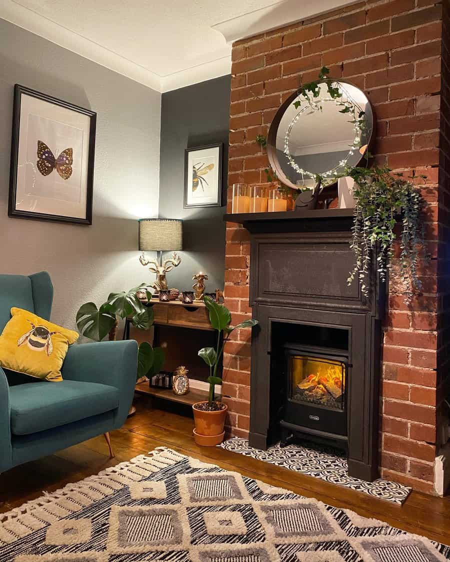 Brick Fireplace Tile Ideas Hanna At