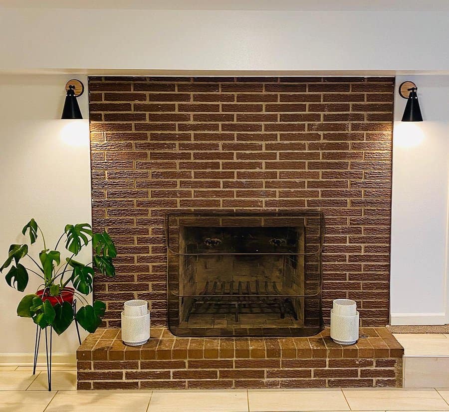 Brick Fireplace Tile Ideas Modernretrosoul