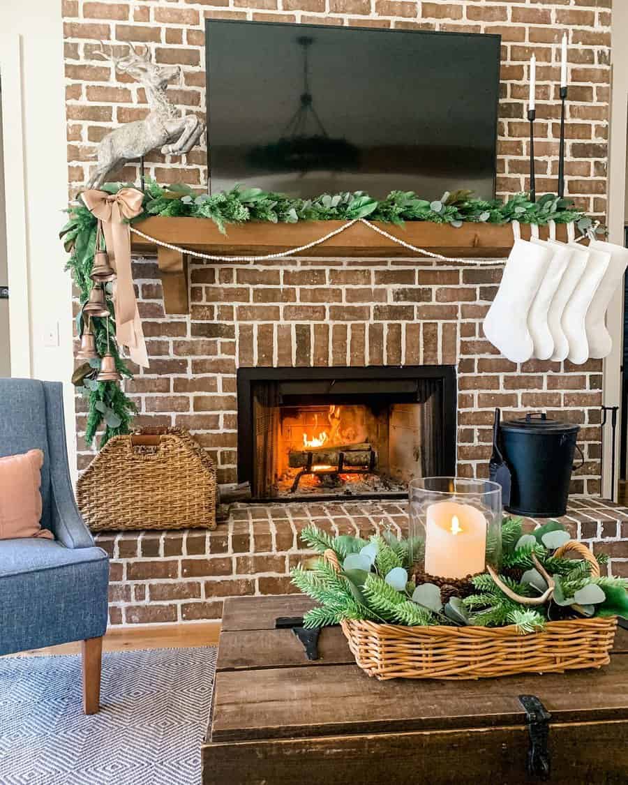 Brick Fireplace Tile Ideas Nobleroadabode