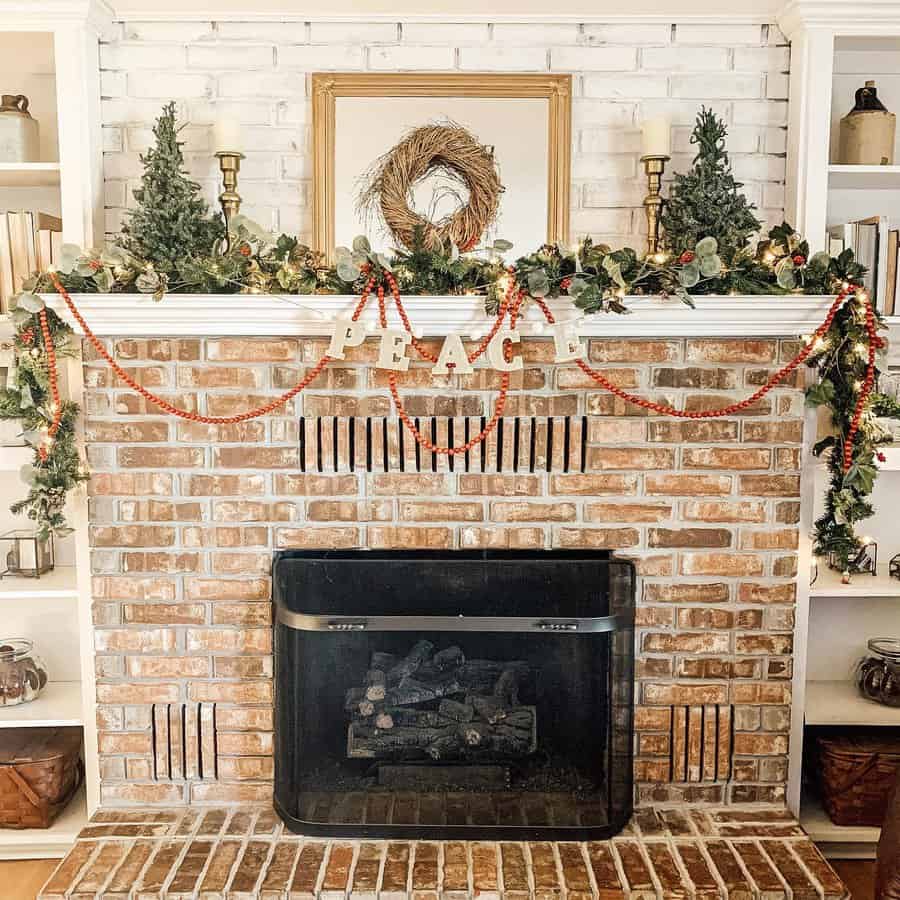 Brick Fireplace Tile Ideas Turquoiseturtlehome