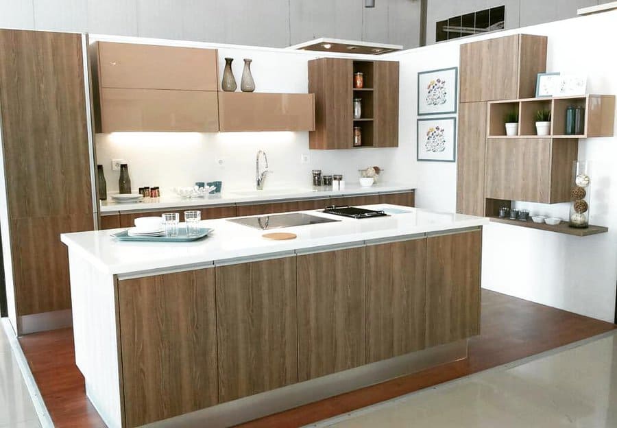 Brown Painted Kitchen Cabinet Ideas Fineline Eg