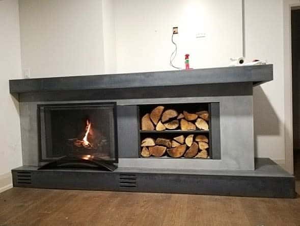 Concrete Fireplace Hearth Ideas Pm Solution