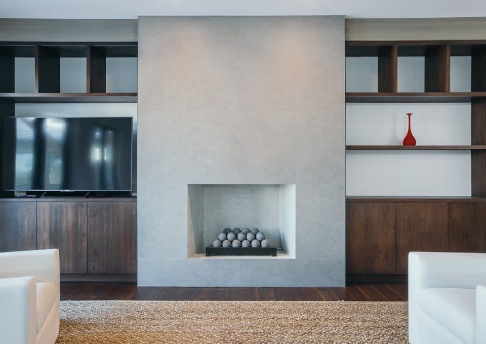 Concrete Fireplace Wall Ideas Artistic Finishes