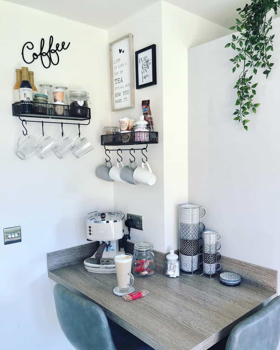 Countertop Coffee Station Ideas Our Barratt Forever Home Xx