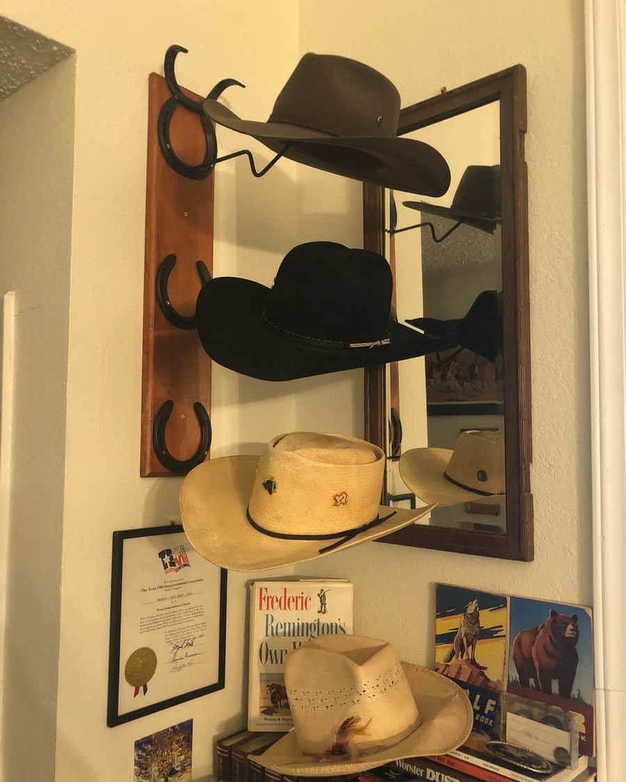 Cowboy Hat Rack Ideas Callahanclutter