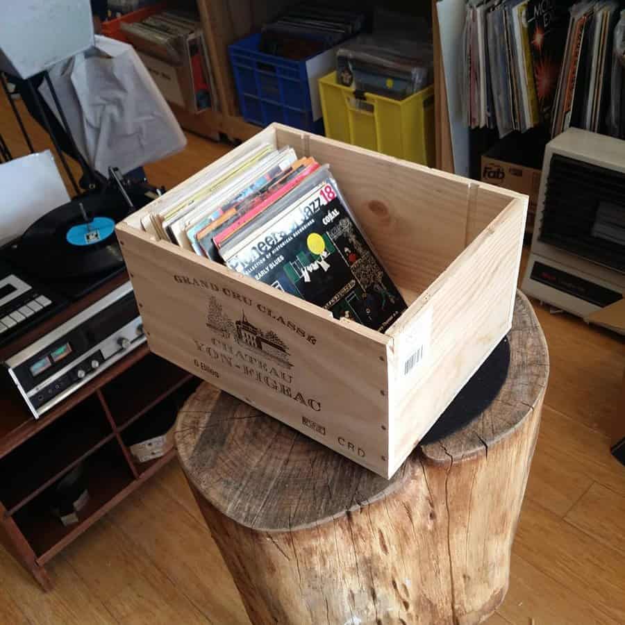 Crates And Boxes Record Storage Ideas Sgtpeppersvintage