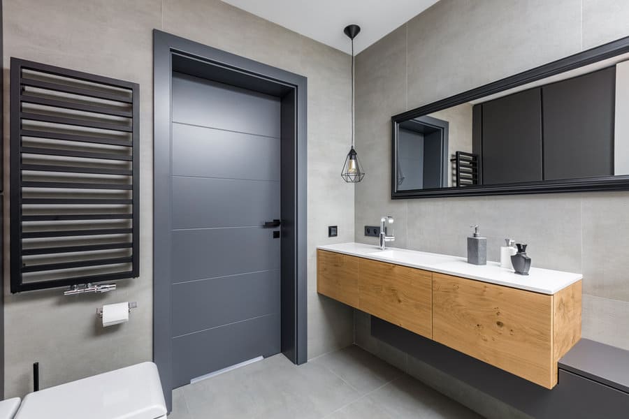 Dark Color Bathroom Door Ideas