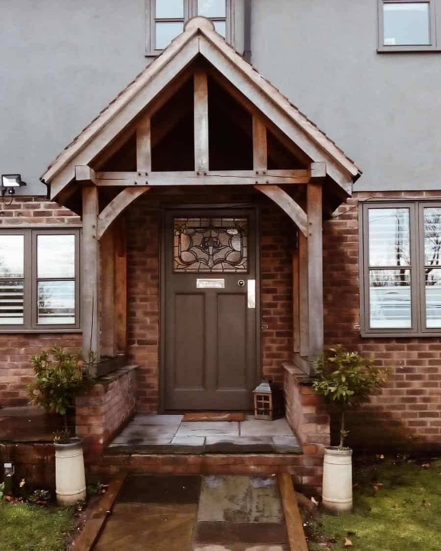 Dark Front Door Color Ideas Oakyardporches