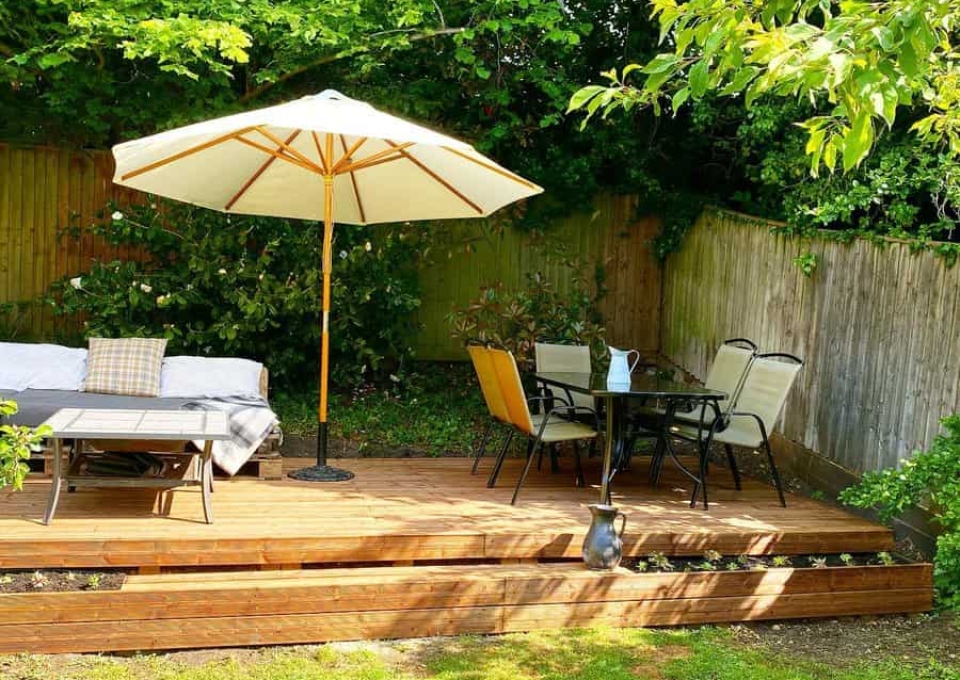 Deck Backyard Landscaping Ideas On A Budget Billingsley Home