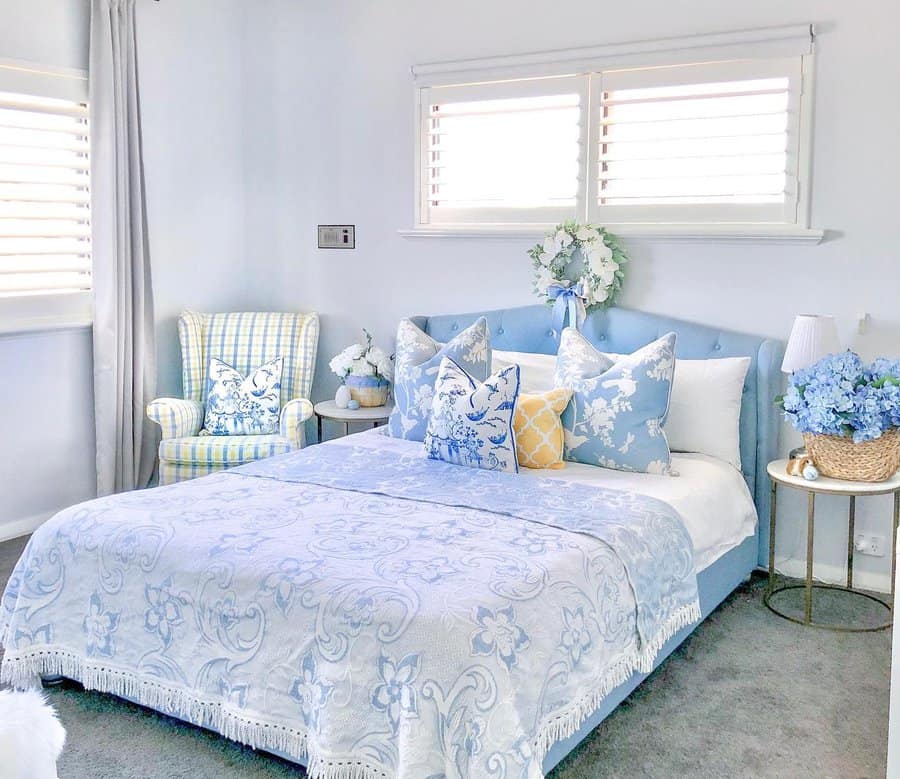 Feminine Blue Bedroom Ideas Debmartin