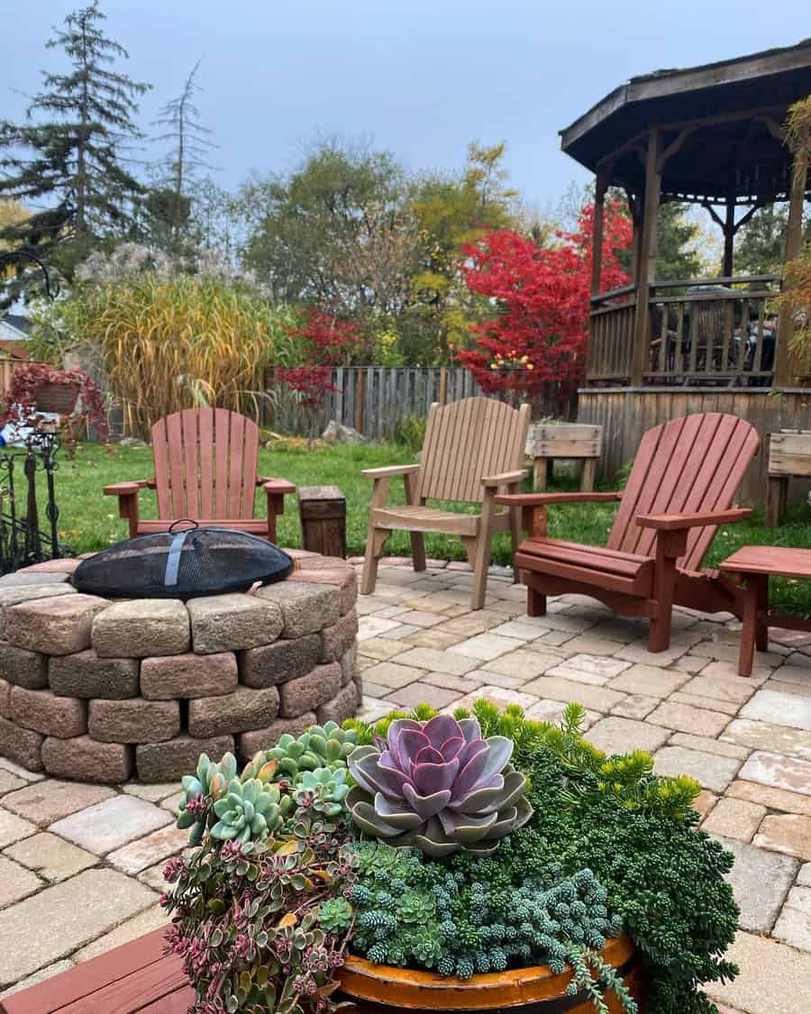 Firepit Backyard Oasis Ideas Lieu S