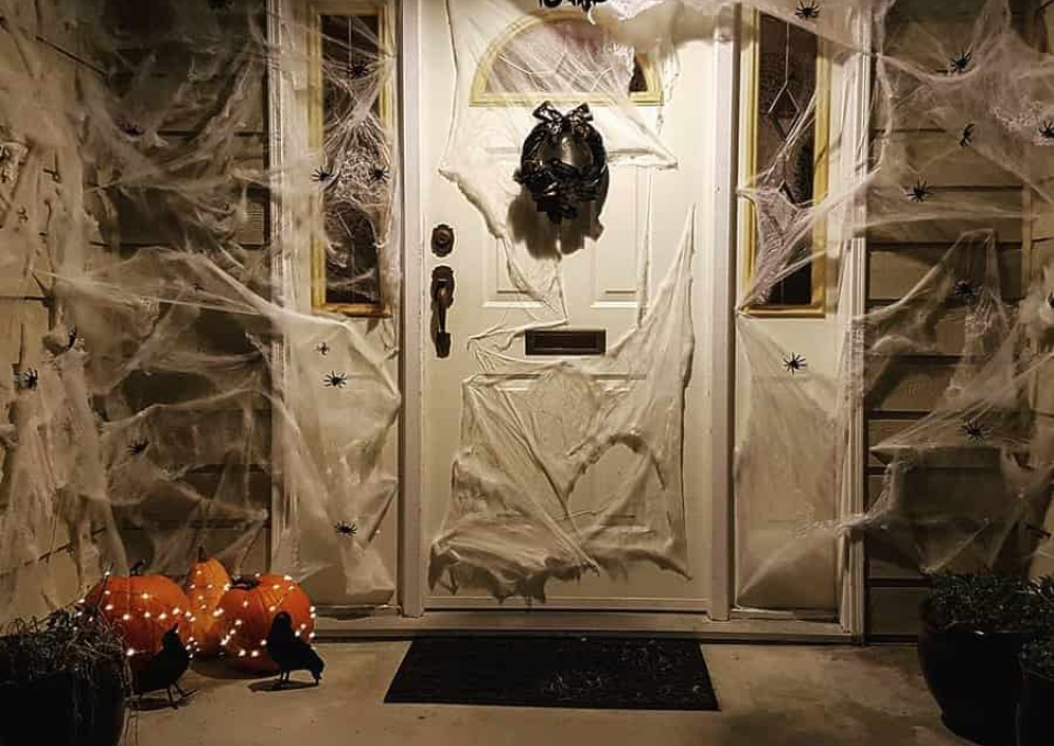 Front Door Halloween Decoration Ideas Avchan