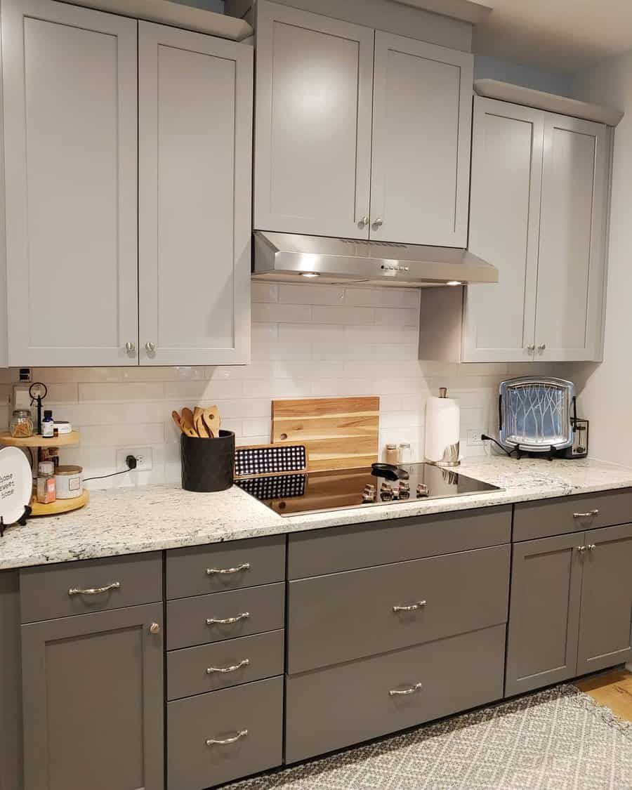 Gray Cabinets Kitchen Ideas Holleybrickandhome