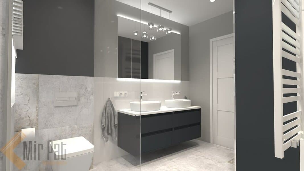 Grey Bathroom Paint Ideas Mirpat Inspirujacewnetrza