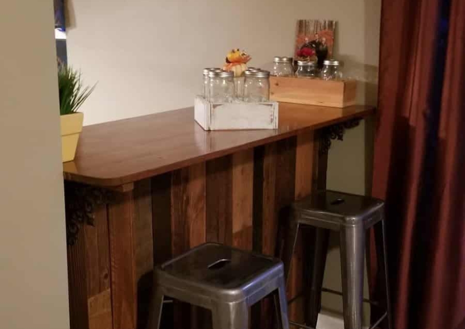 Half Wall Kitchen Bar Ideas Kraigs Diy Creations