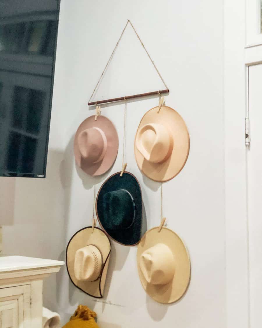 Hanging Hat Rack Ideas Therenodueaux