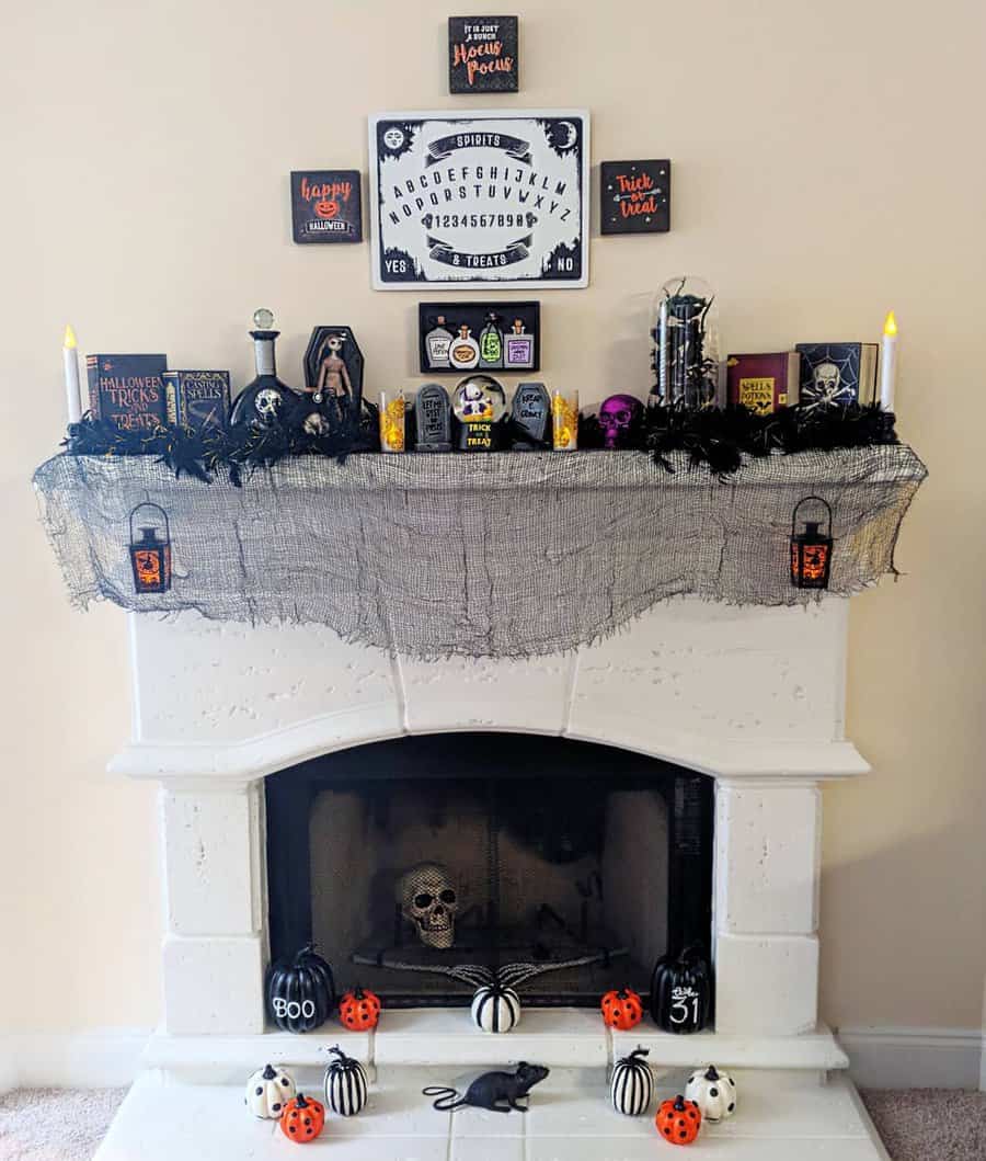 Indoor Halloween Decoration Ideas Chateauarielle