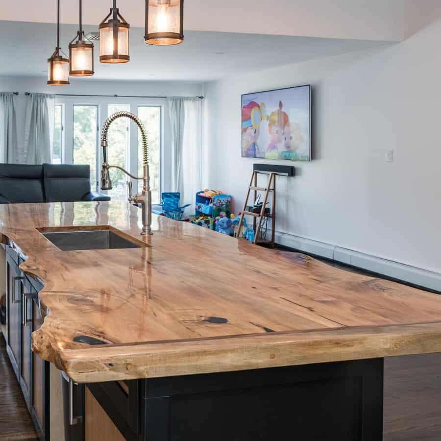 Live Edge Wood Countertop Ideas Ofakindliveedgeslabs