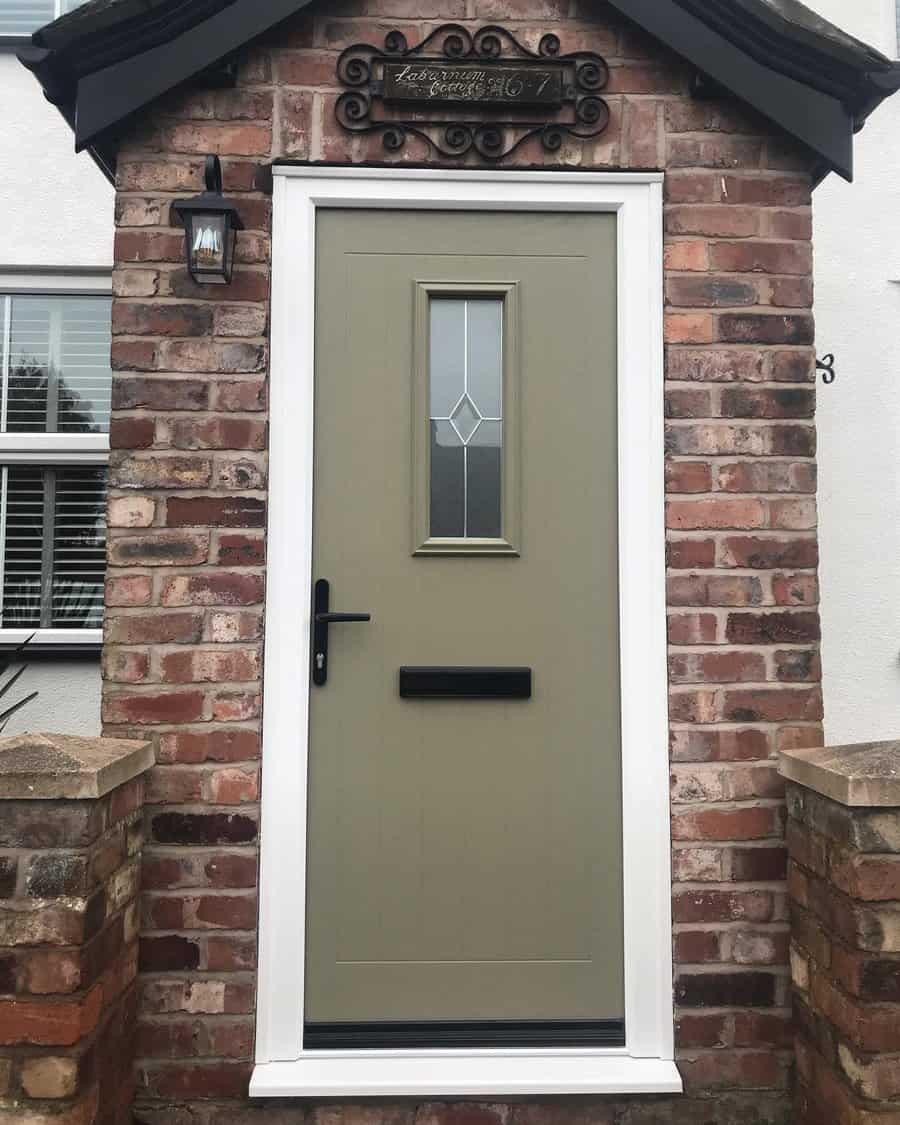 Neutral Front Door Color Ideas The White Cottage By The Hill