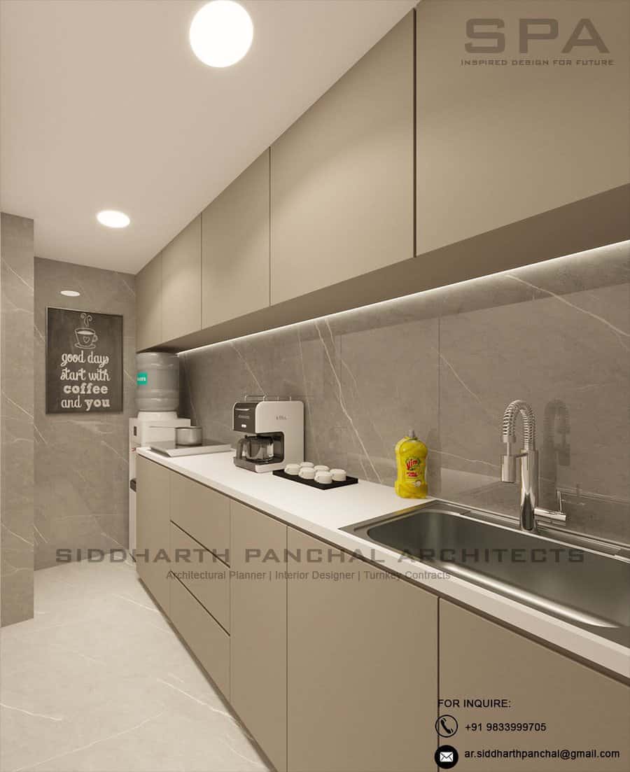 Neutral Kitchen Cabinet Color Ideas Siddharthpanchalarchitects