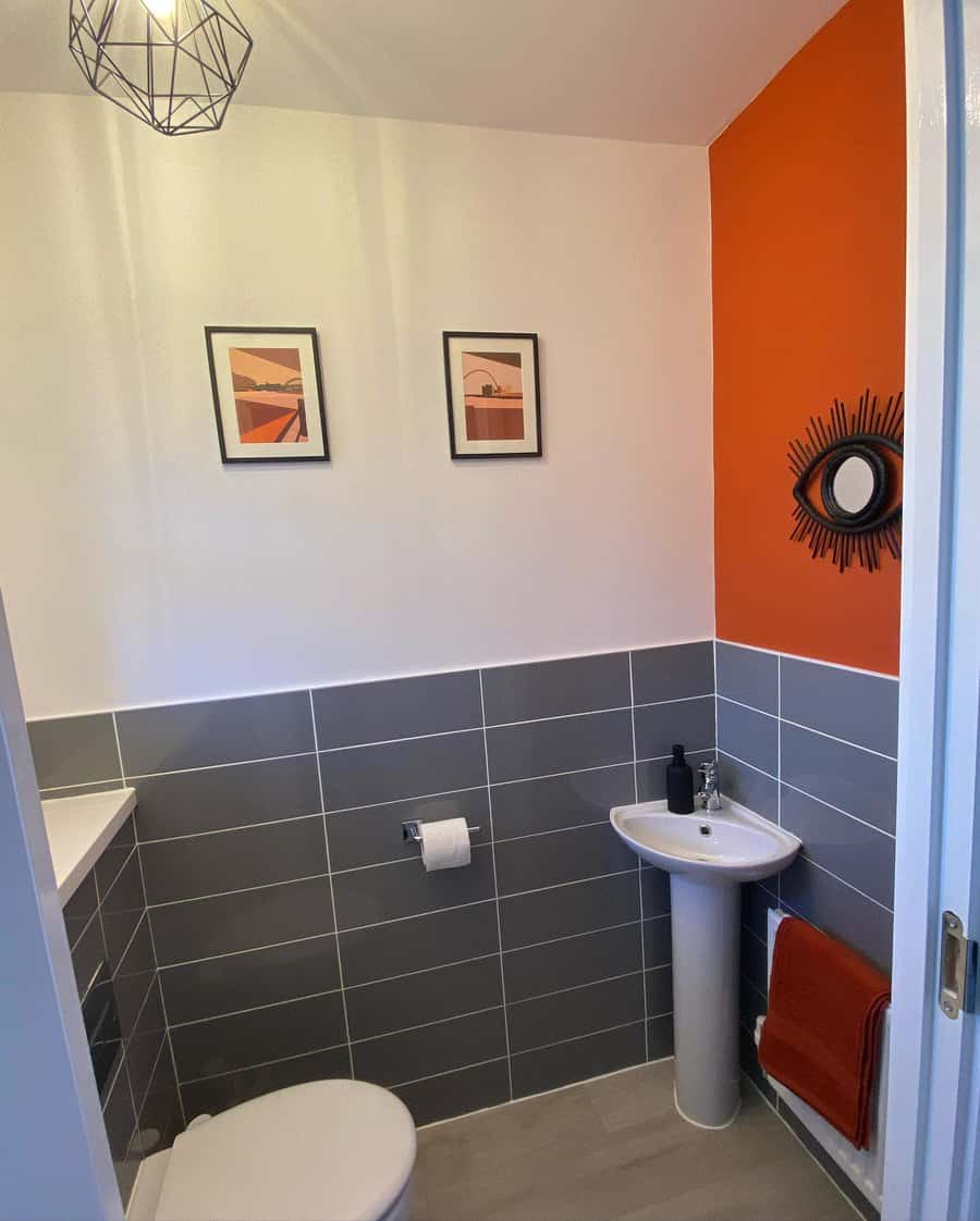 Orange Bathroom Paint Ideas Ash Bellway Essendene