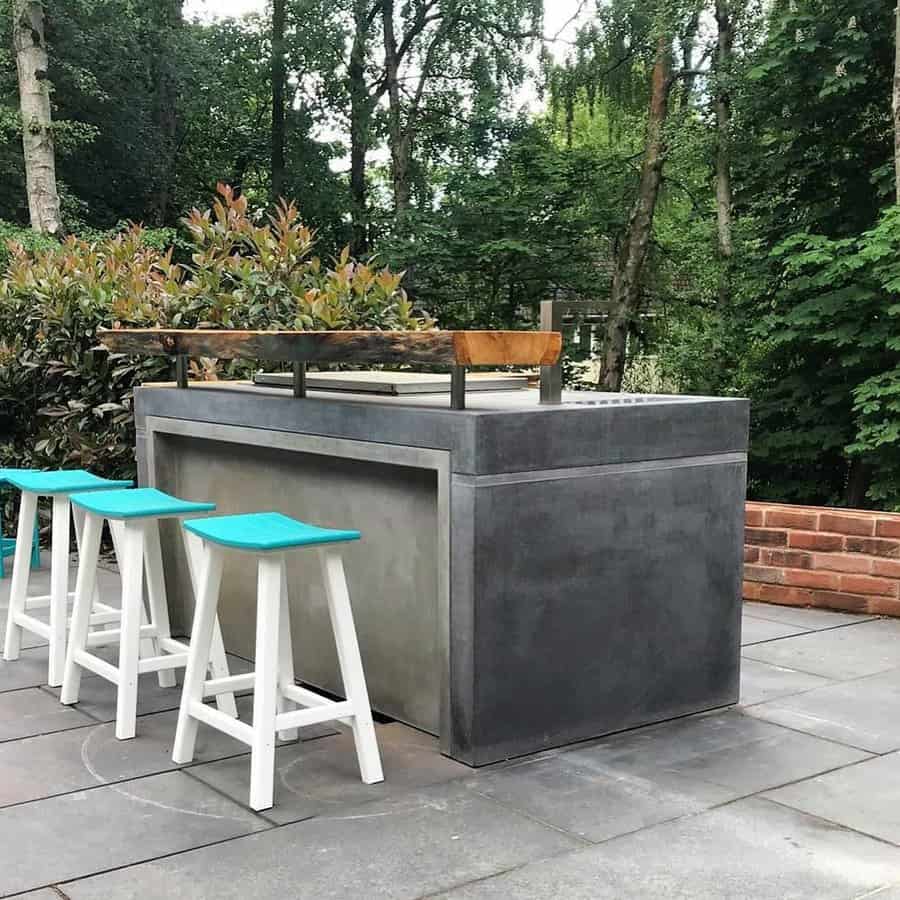 Outdoor Kitchen Island Ideas Cenaoutdoor