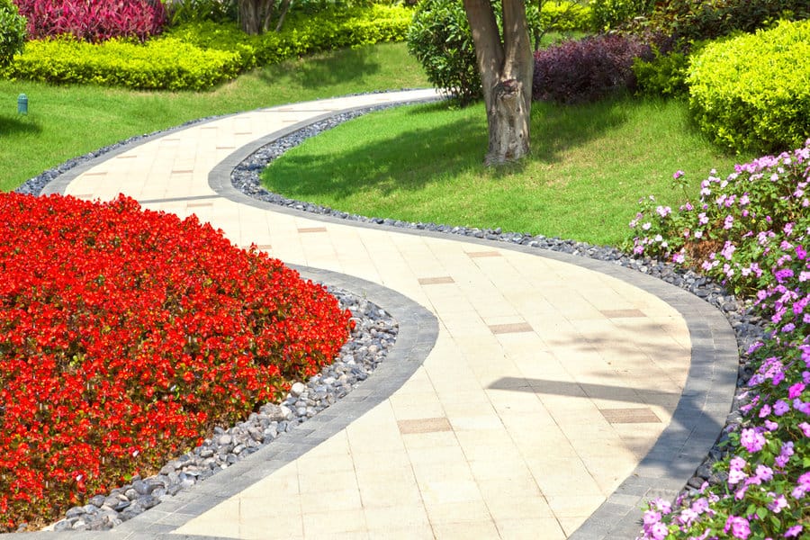 Paved Garden Path Ideas