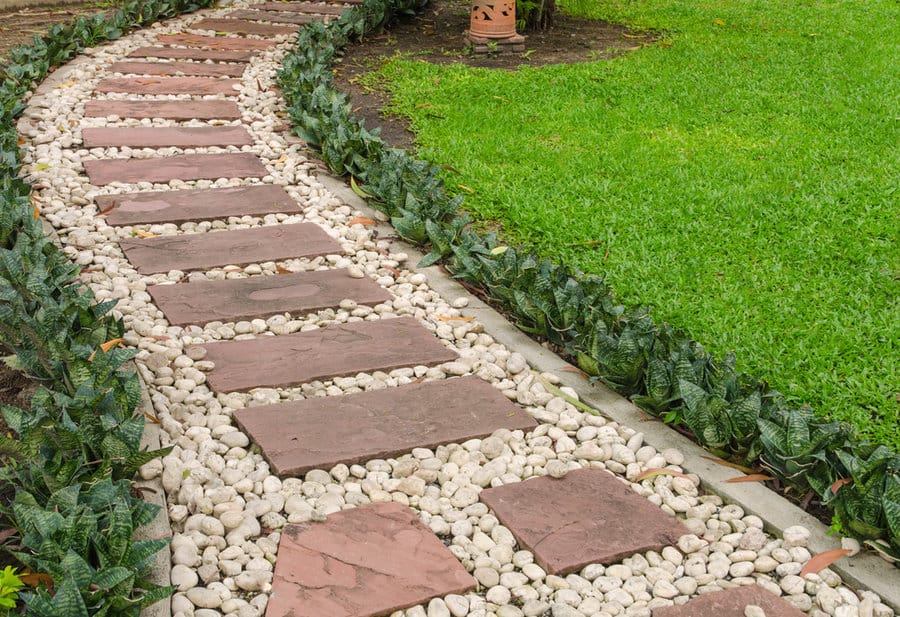 Pebbles Garden Path Ideas