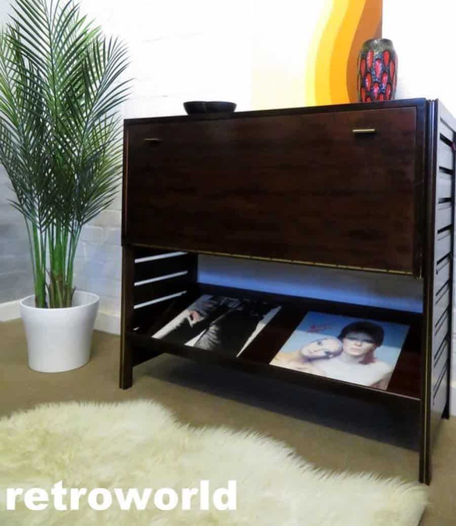 Record Cabinet Storage Ideas Retroworldwsm