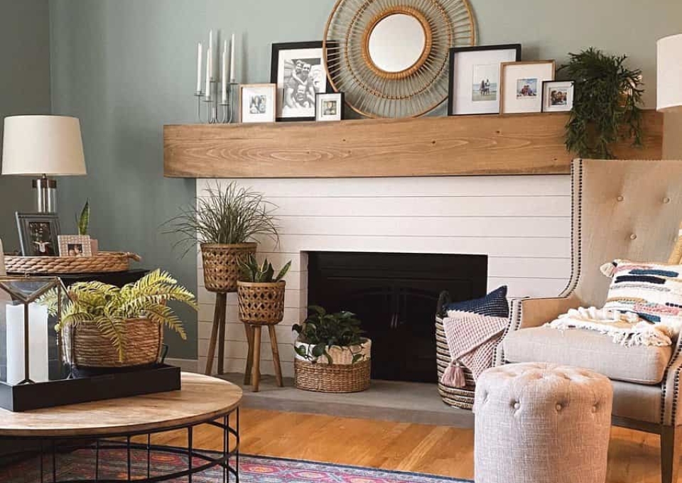 Rustic Fireplace Decor Ideas Akrenovate
