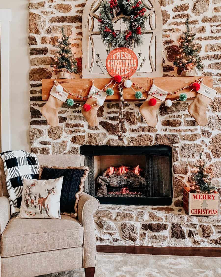 Rustic Fireplace Hearth Ideas Southernsurroundings