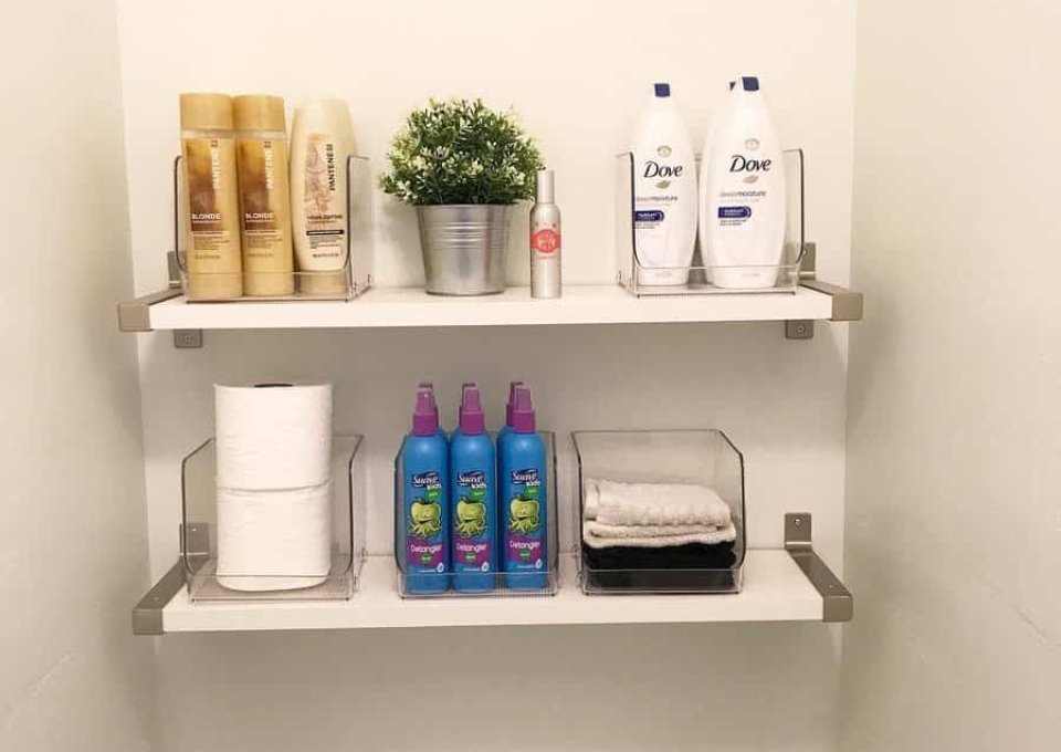 Shelves Small Bathroom Storage Ideas Amanda Pickett